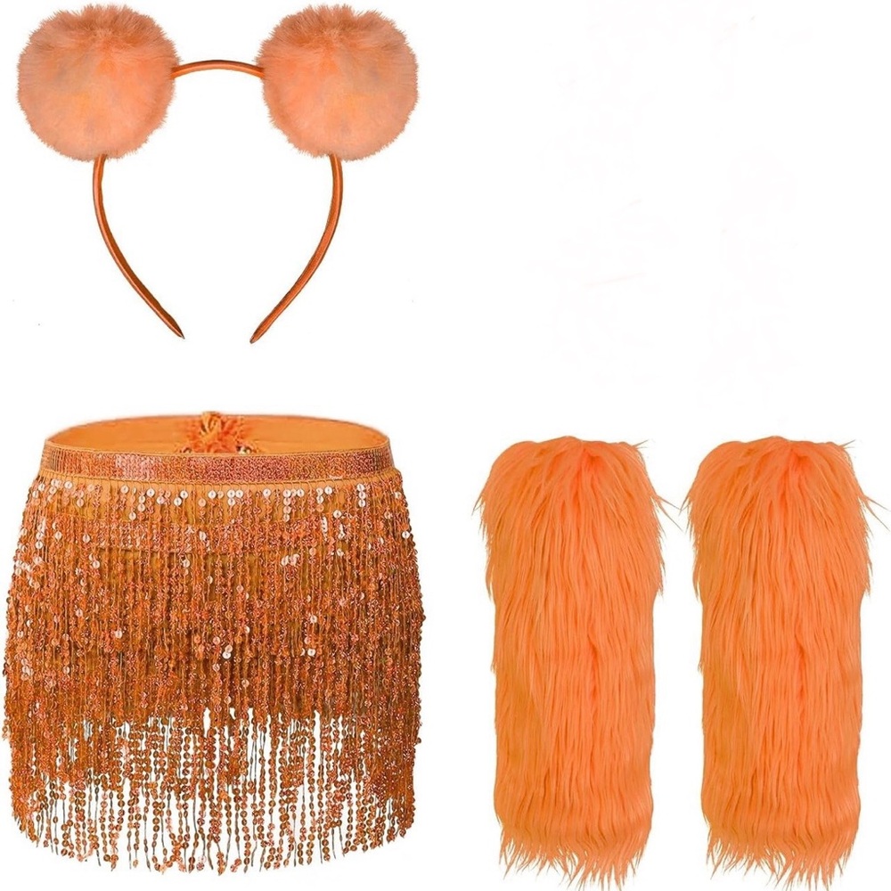 Women’s orange costume kit